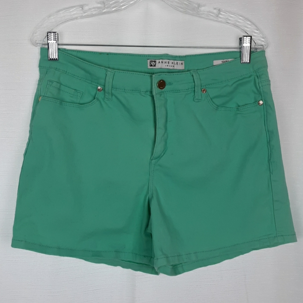 Anne Klein Missy Mint Green 5 Pocket Shorts